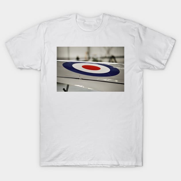 Roundel on the wing of a Spitfire T-Shirt by richflintphoto